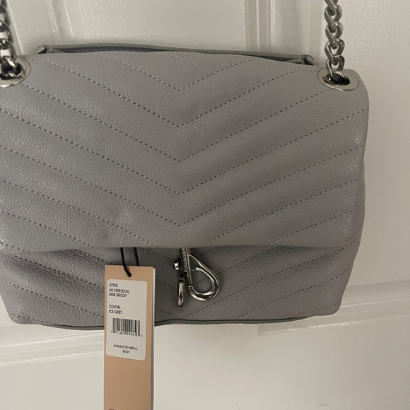 Rebecca Minkoff Edie Crossbody – Ice Grey – NWT - Picture 2 of 4